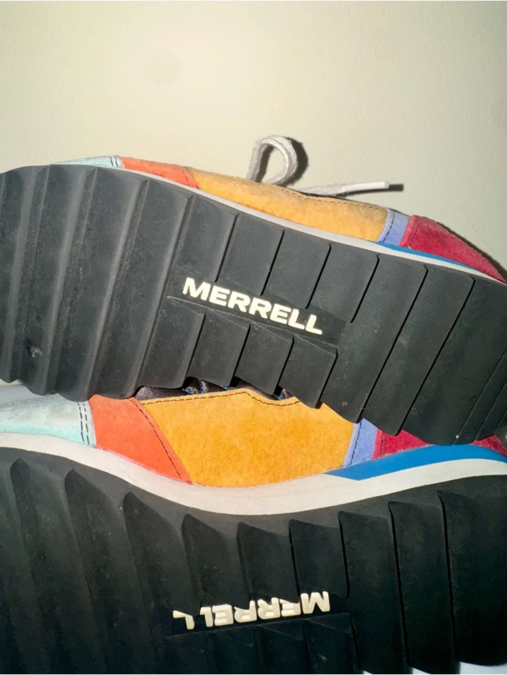 Merrell Alpine 83 Suede Colorblock Retro Sneakers - Picture 12 of 14